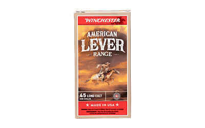 Winchester American Lever .45 Colt 250 Grain Lead Flat Nose