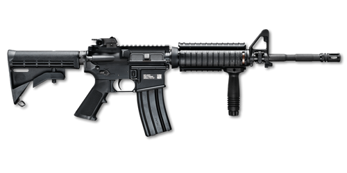 FN15 M4 Military Collector AR-15 5.56 NATO (1) 30+1 14.7" Pinned Break Threaded Barrel A-2 Front Sight Knights Armament Rail System view 2