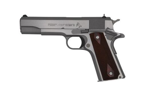 Colt 1991 Government 45 ACP 5" Stainless view 2