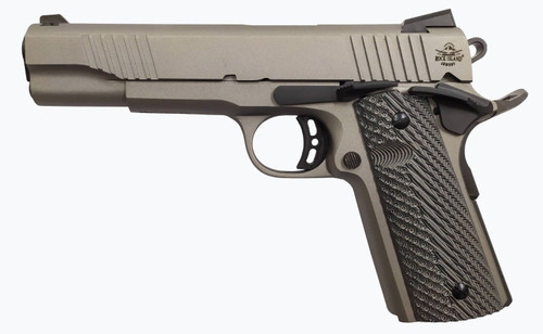 Rock Island Armory M1911-A1 Rock Standard FS 45 ACP Gunmetal Grey 56419