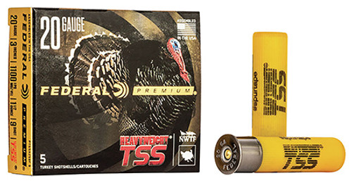 Federal Turkey Heavyweight 20 GA 1 1/2 oz Tungsten 9 Shot PTSSX259F 9