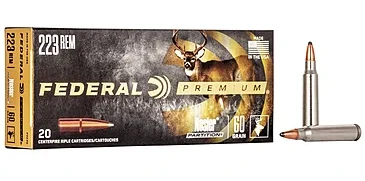 Federal 223 Rem 60 Grain Nosler Partition