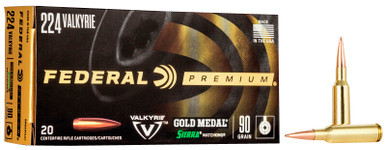Federal 224 Valkyrie 77 Grain Tipped MatchKing
