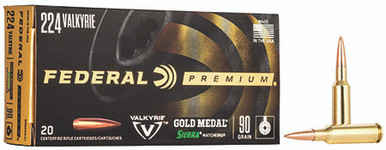 Federal 224 Valkyrie 90 Grain Sierra MatchKing BTHP