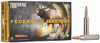 Federal 7mm Rem Mag 140 Grain Nosler Partition