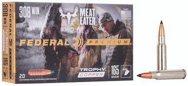 Federal 308 Win 165 Grain Trophy Copper