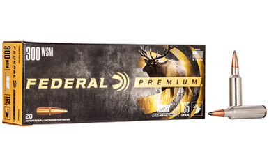 Federal 300 WSM 165 Grain Nosler Partition