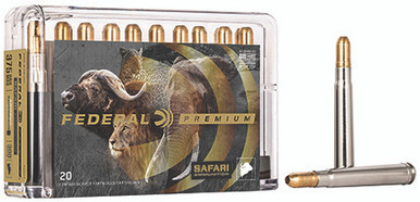 Federal Safari Cape-Shok 375 H&H Mag 300 Grain Trophy Bonded Sledgehammer Solid