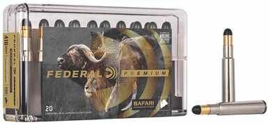 Federal Safari Cape-Shok 416 Rigby 400 Grain Woodleigh Hydro Solid