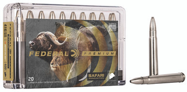 Federal Safari Cape-Shok 416 Rem Mag 400 Grain Trophy Bonded Bear Claw