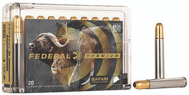 Federal Safari Cape-Shok 458 Win Mag 500 Grain Trophy Bonded Sledgehammer Solid