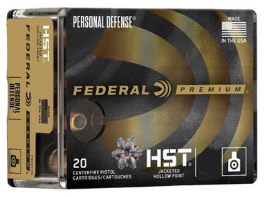 Federal Personal Defense 357 Sig 125 Grain HST Jacketed Hollow Point