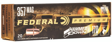 Federal HammerDown 357 Mag 170 Grain Bonded Hollow Point
