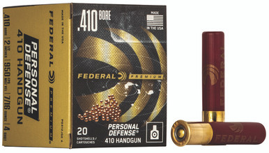 Federal Personal Defense 410 GA 4 Pellets 000 Buck Shot