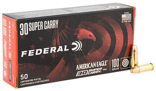 Federal American Eagle 30 Super Carry 100 Grain Full Metal Jacket AE30SCA