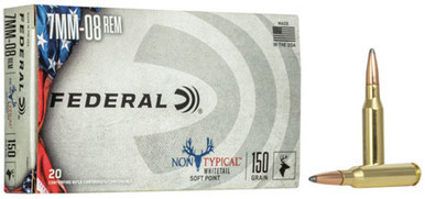 Federal Non-Typical 7mm-08 Rem 150 Grain Non-Typical Soft Point