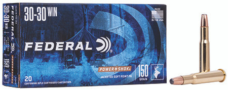 Federal Power-Shok 30-30 Win 150 Grain Jacketed Soft Point view 2