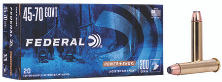 Federal Power-Shok 45-70 Gov 300 Grain Jacketed Soft Point