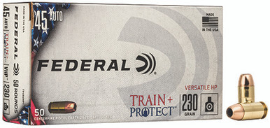 Federal Train + Protect 45 ACP 230 Grain Versatile Hollow Point