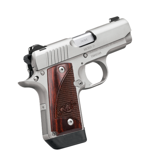 Kimber Micro 9mm Stainless Rosewood Laser Grips view 2