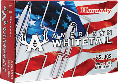 Hornady American Whitetail 12 Gauge 325 Grain Rifled Slug Shot