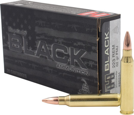 Hornady Black 223 Rem 62 Grain Full Metal Jacket