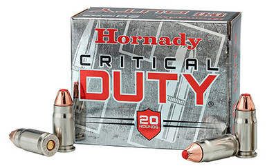 Hornady Critical Duty 9mm +P 124 Grain FlexLock