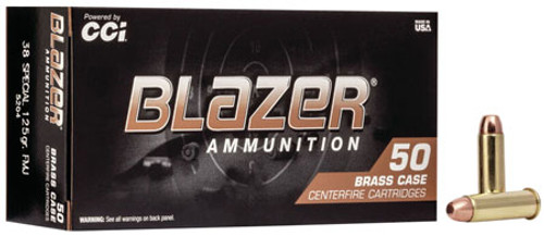 CCI Blazer 38 Special 125 Grain Full Metal Jacket 5204