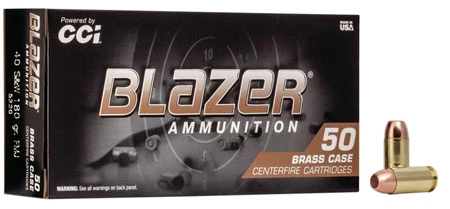 CCI Blazer 40 S&W 180 Grain Full Metal Jacket