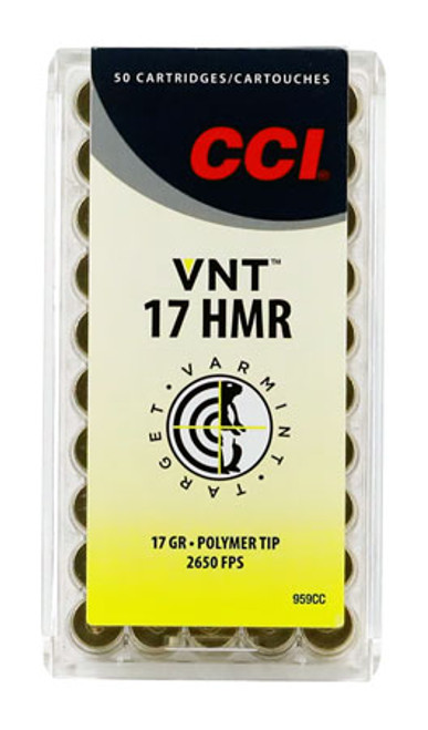 CCI Varmint 17 HMR 17 Grain Varmint Tipped 959CC