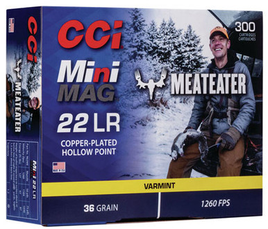 CCI Mini-Mag 22 LR 36 Grain Copper Plated Hollow Point