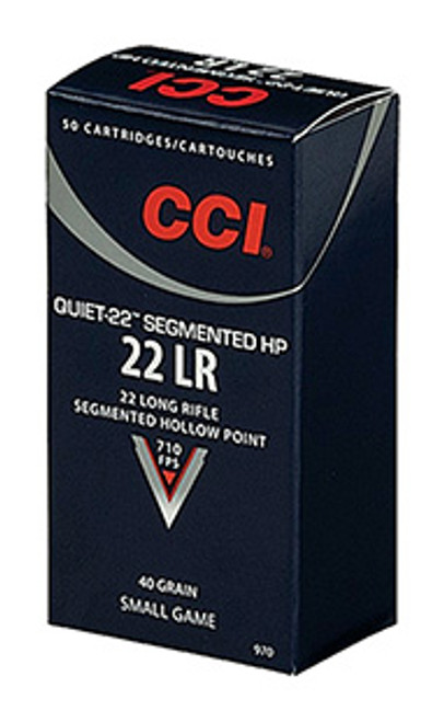 CCI Quite-22 Segmented HP 22 LR 40 Grain Segmented Hollow Point 970