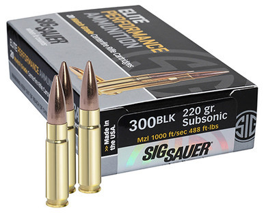 Sig Sauer Elite 300 Blackout 220 Grain Open Tip Match