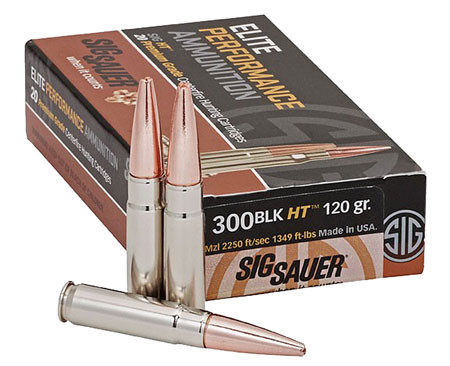 Sig Sauer Elite Copper Hunting 300 Blackout 120 Grain Open Tip Match view 2