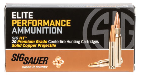 Sig Sauer Elite Copper Hunting 308 Win 150 Grain Copper Solid