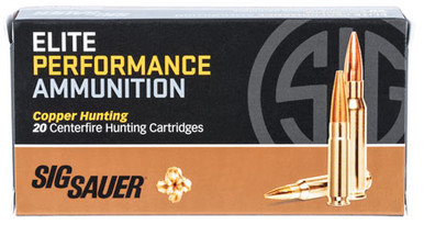 Sig Sauer Elite Copper Hunting 6mm Creedmoor 80 Grain Copper Solid