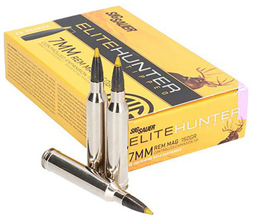 Sig Sauer Elite Hunter Tipped 7mm Rem Mag 150 Grain Controlled Expansion Tip E7RMTH2-20