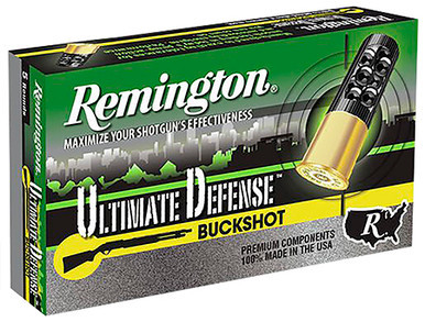 Remington Ultimate Defense 12 GA 21 Pellets 4 Buck Shot