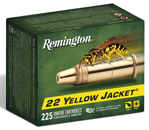 Remington Yellow Jacket 22 LR 33 Grain Truncated Cone Hollow Point 21233