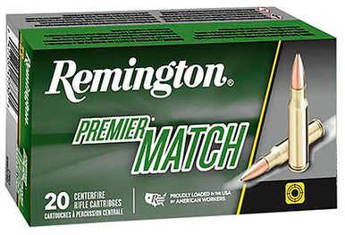 Remington Premier Match 308 Win 175 Grain Sierra MatchKing BTHP