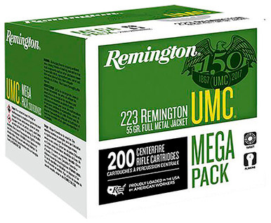 Remington UMC 223 Rem 45 Grain Jacketed Hollow Point