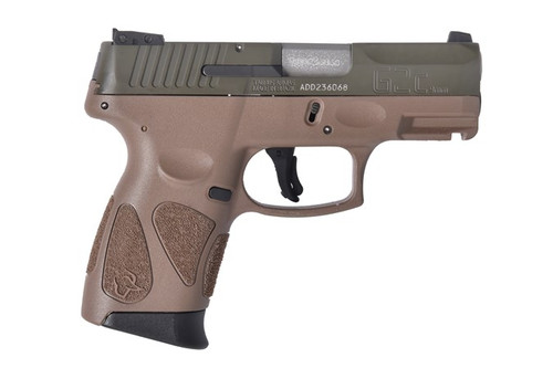 Taurus G2C 9mm Manual Safety Brown/OD Green 1-G2C93B-12B