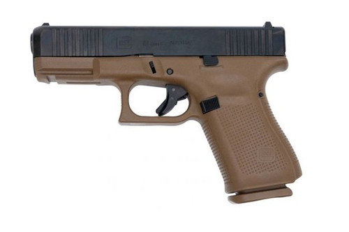 Glock 19 Gen5 9 mm FDE view 2