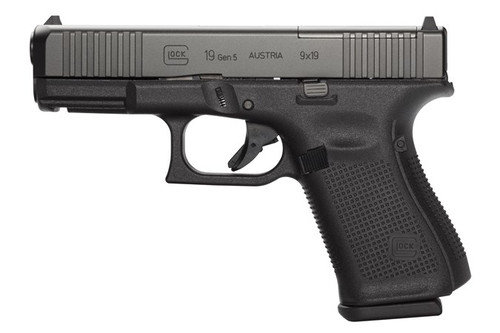 Glock 19 Gen5 9mm 4" Black