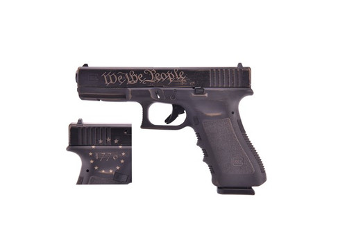 Glock 17 Gen3 9 mm Black WE THE PEOPLE