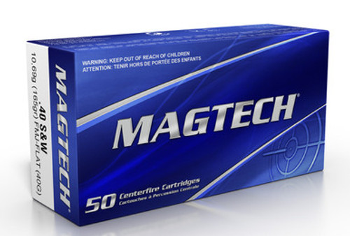 Magtech Range/Traning 40 S&W 165 Grain Full Metal Jacket Flat 40G