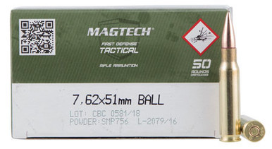 Magtech Tactical/Training 7.62x51mm NATO 147 Grain Full Metal Jacket