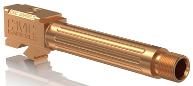CMC Triggers Match Precision 9mm Glock 19 Gen34 4.01" with Fluted Barrel Threaded Bronze