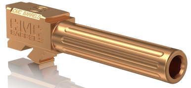 CMC Triggers Match Precision 9mm Glock 19 Gen34 4.01" with Fluted Barrel Bronze