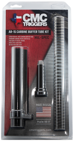 CMC Triggers Carbine Buffer Tube Kit AR 15 Mil-Spec 6 Position Black